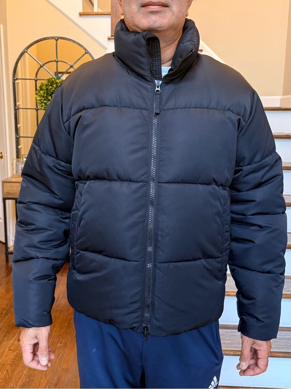 Abercrombie & Fitch Black Quilted Puffer Jacket
